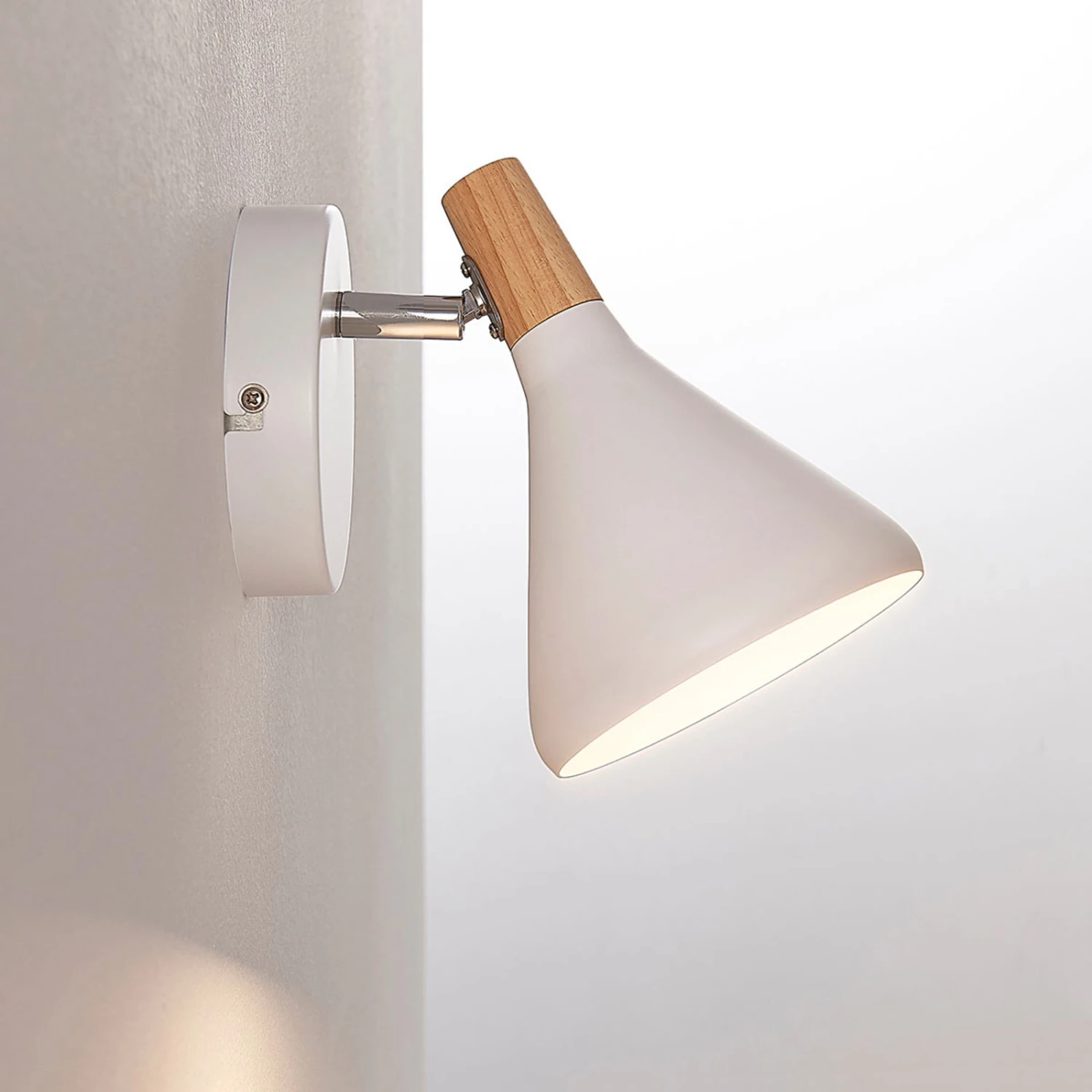 Wandleuchte Arina In Weiß, 1-flammig 7 Wandleuchte Arina In Weiß, 1-flammig – Bild 5