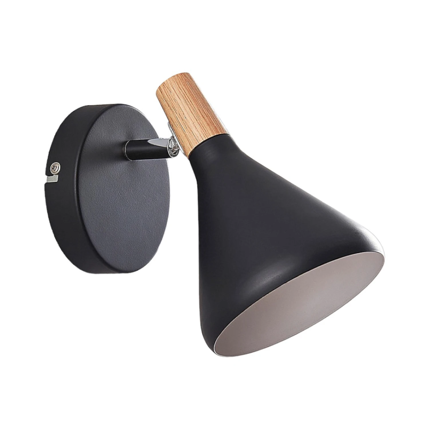 Wandleuchte Arina, Schwarz, 1-flammig 4 Wandleuchte Arina, Schwarz, 1-flammig – Bild 2