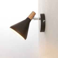 Wandleuchte Arina, Schwarz, 1-flammig 12 Wandleuchte Arina, Schwarz, 1-flammig -Beleuchtung Rabatte 9621810 3