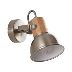 Wand- Und Deckenspot Dennis Mit Holzdetail -Beleuchtung Rabatte 9621816 2