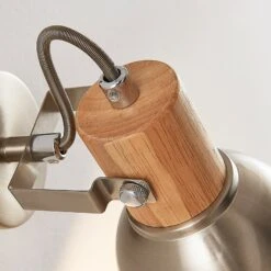 Wand- Und Deckenspot Dennis Mit Holzdetail -Beleuchtung Rabatte 9621816 7