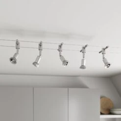 Seilsystem Rope Mit Strahlern, Fünfflammig -Beleuchtung Rabatte 9624127 2