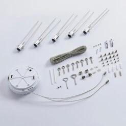 Seilsystem Marno, Fünfflammig 15 Seilsystem Marno, Fünfflammig -Beleuchtung Rabatte 9624201 6