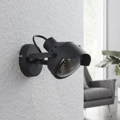 Scheinwerfer-Spot Henega In Schwarz, 1-flammig 13 Scheinwerfer-Spot Henega In Schwarz, 1-flammig -Beleuchtung Rabatte 9624359 2