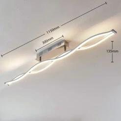Lucande LED-Deckenlampe Roan, Wellenförmig -Beleuchtung Rabatte 9624373 5