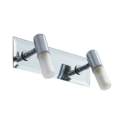 Bad-Wandstrahler Zela, 2-flammig In Chrom -Beleuchtung Rabatte 9624384 4