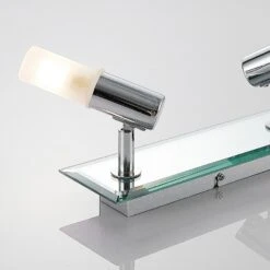 Bad-Wandstrahler Zela, 2-flammig In Chrom -Beleuchtung Rabatte 9624384 6