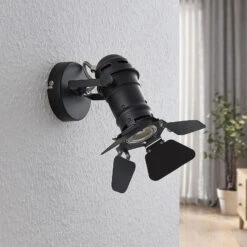 Wandleuchte Tilen Im Scheinwerfer-Look -Beleuchtung Rabatte 9624399 2