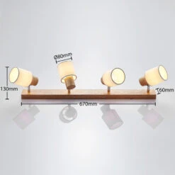 Lindby Wanessa Deckenstrahler, Vierflammig -Beleuchtung Rabatte 9624711 3