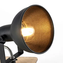 Lindby Aylis Spot, Schwarz, Holz, Einflammig 17 Lindby Aylis Spot, Schwarz, Holz, Einflammig -Beleuchtung Rabatte 9626216 6