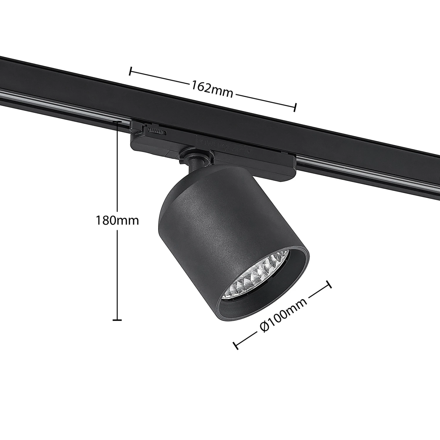 Arcchio Candra LED-Schienenspot Schwarz 26W 3000K 9 Arcchio Candra LED-Schienenspot Schwarz 26W 3000K – Bild 7