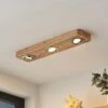 Lindby Mikari LED-Deckenleuchte Aus Holz, 3-fl. -Beleuchtung Rabatte 9627413