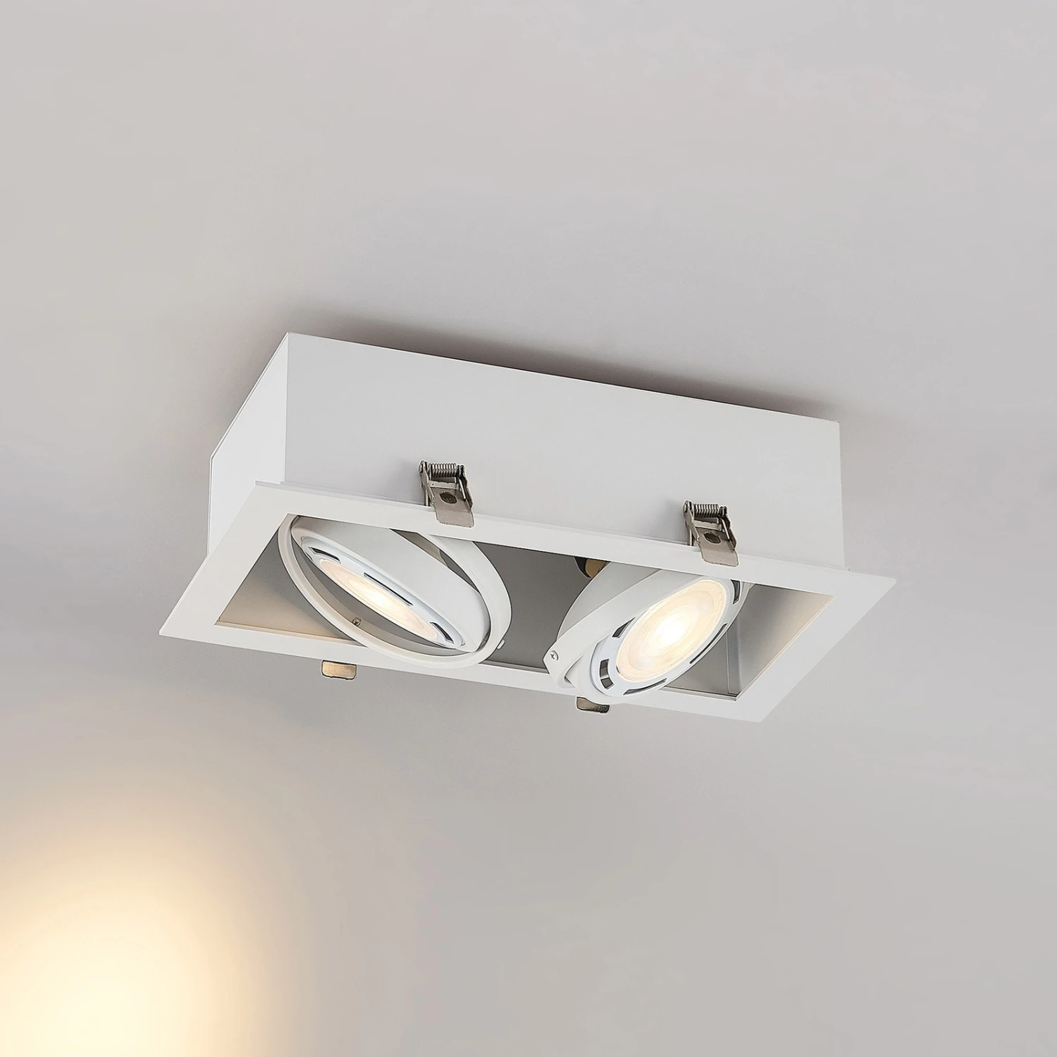 Arcchio Yasna Einbauleuchte, Zweiflammig, Weiß 8 Arcchio Yasna Einbauleuchte, Zweiflammig, Weiß – Bild 6