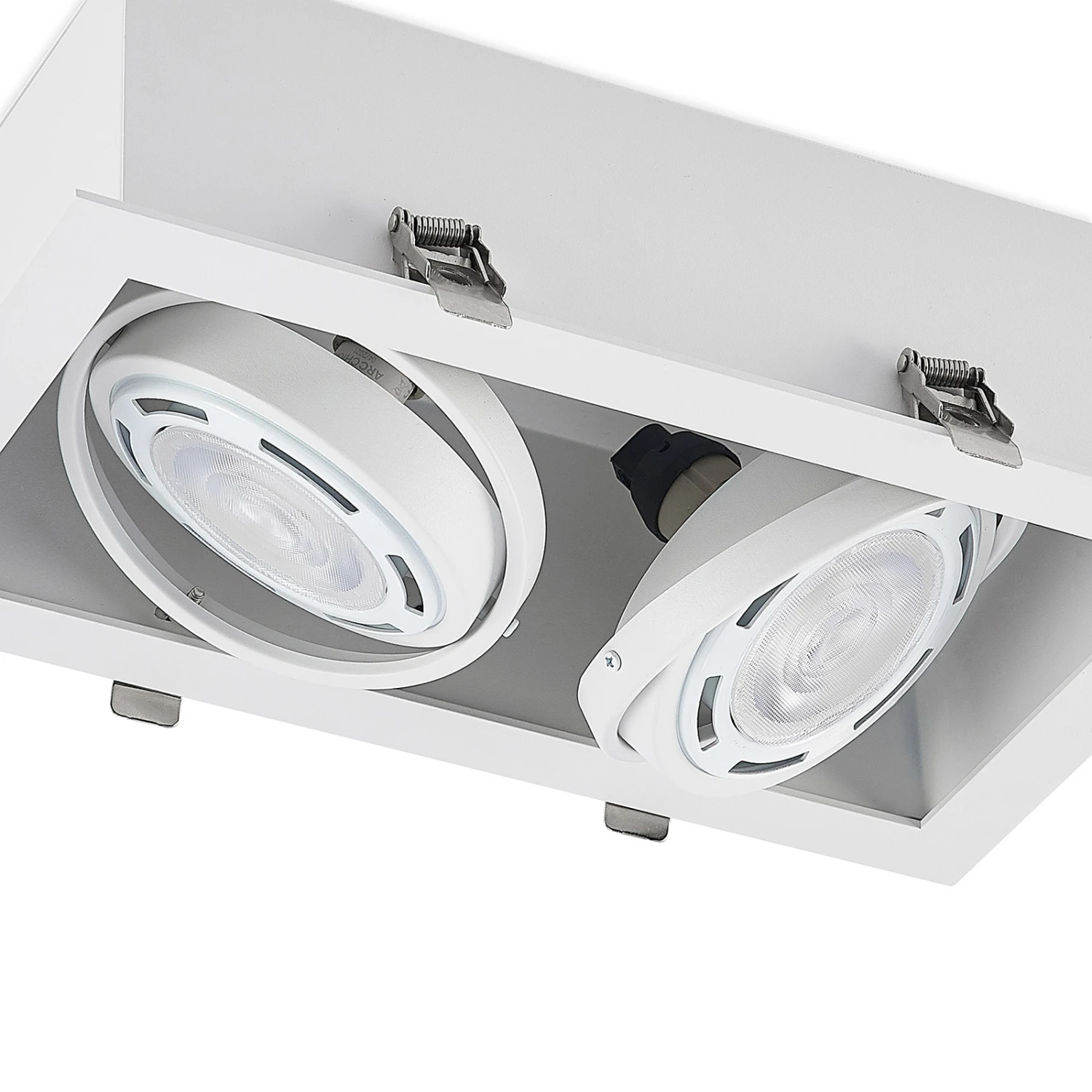 Arcchio Yasna Einbauleuchte, Zweiflammig, Weiß 10 Arcchio Yasna Einbauleuchte, Zweiflammig, Weiß – Bild 8