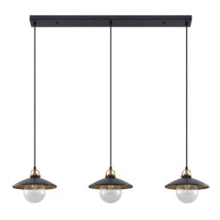 Lindby Marinella Hängeleuchte, Schwarz Dreiflammig -Beleuchtung Rabatte 9627795 2