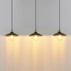 Lindby Marinella Hängeleuchte, Schwarz Dreiflammig -Beleuchtung Rabatte 9627795 4