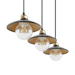 Lindby Marinella Hängeleuchte, Schwarz Dreiflammig -Beleuchtung Rabatte 9627795 5