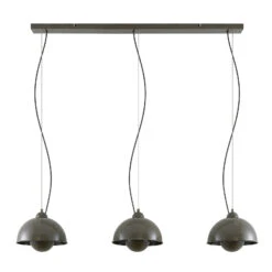 Lindby Gretja Pendellampe, Dreiflammig, Dunkelgrau -Beleuchtung Rabatte 9628099 2