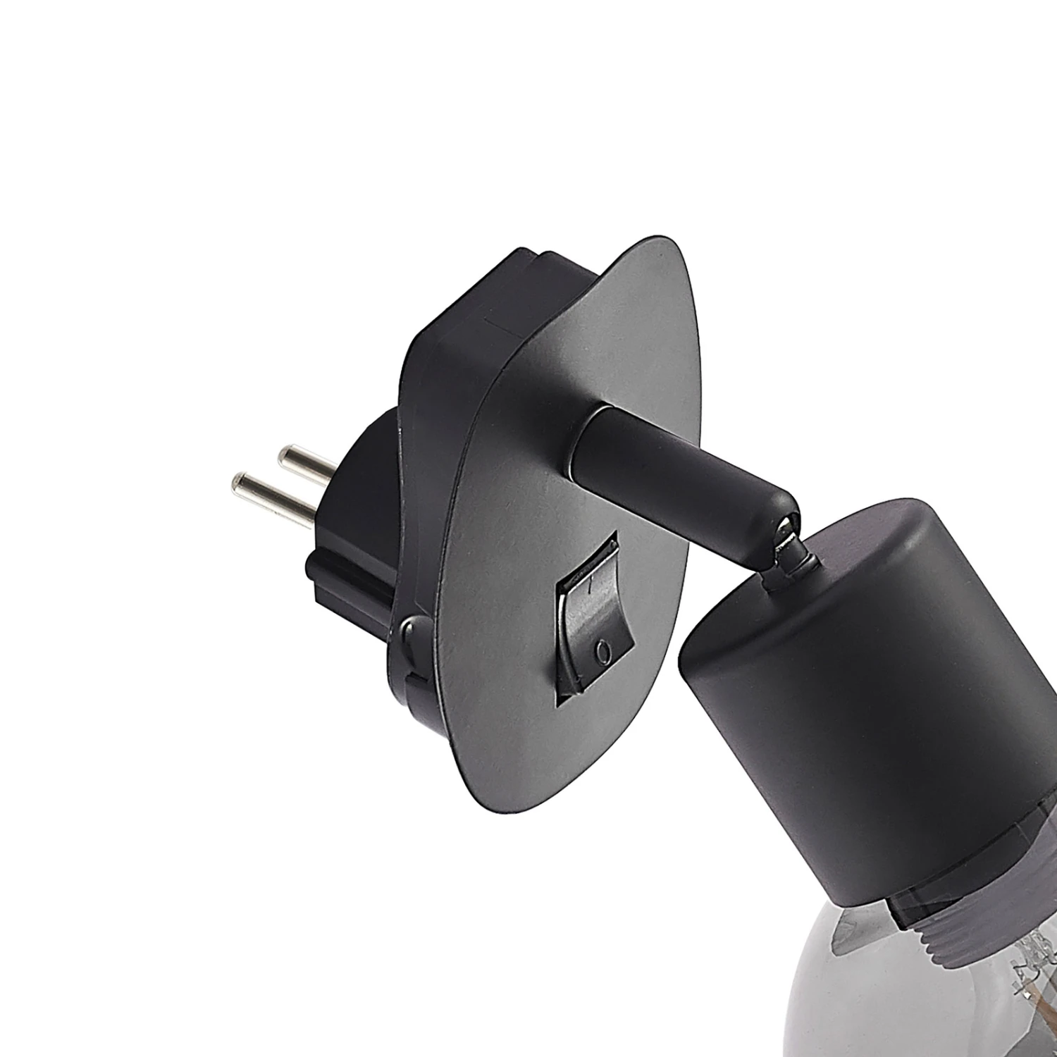 Lindby Lioma Steckdosenleuchte, Neigbar, Schwarz 10 Lindby Lioma Steckdosenleuchte, Neigbar, Schwarz – Bild 8