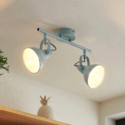 Lindby Saidimo Deckenstrahler Neigbar, Zweiflammig