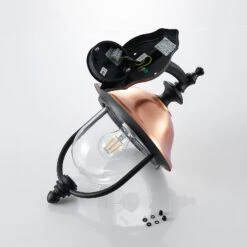 Lindby Clint Außenwandleuchte, Laterne Hängend -Beleuchtung Rabatte 9630098 8