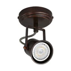 Braun-goldener Spot Cansu, GU10 -Beleuchtung Rabatte 9639072 3