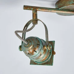 Antik Aussehender Strahler Janek, Grünspanlook -Beleuchtung Rabatte 9639084 4