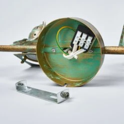 Antik Aussehender Strahler Janek, Grünspanlook -Beleuchtung Rabatte 9639084 5