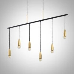 Lucande Carlea Hängeleuchte, Sechsflammig -Beleuchtung Rabatte 9639254 6