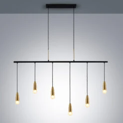 Lucande Carlea Hängeleuchte, Sechsflammig -Beleuchtung Rabatte 9639254 7