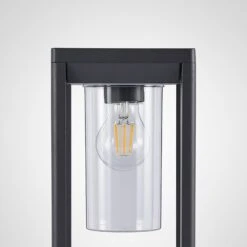 Lindby Estami Sockelleuchte, 35 Cm, Dunkelgrau -Beleuchtung Rabatte 9647109 4