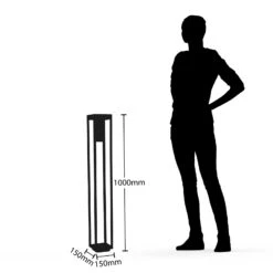 Lindby Estami Wegeleuchte, Dunkelgrau -Beleuchtung Rabatte 9647113 6