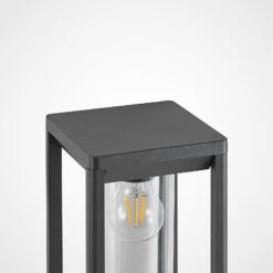 Lindby Estami Wegeleuchte, Dunkelgrau -Beleuchtung Rabatte 9647113 7