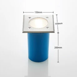 Arcchio Pavelo Boden-Einbaulampe, Eckig E27, IP67 -Beleuchtung Rabatte 9916015 7