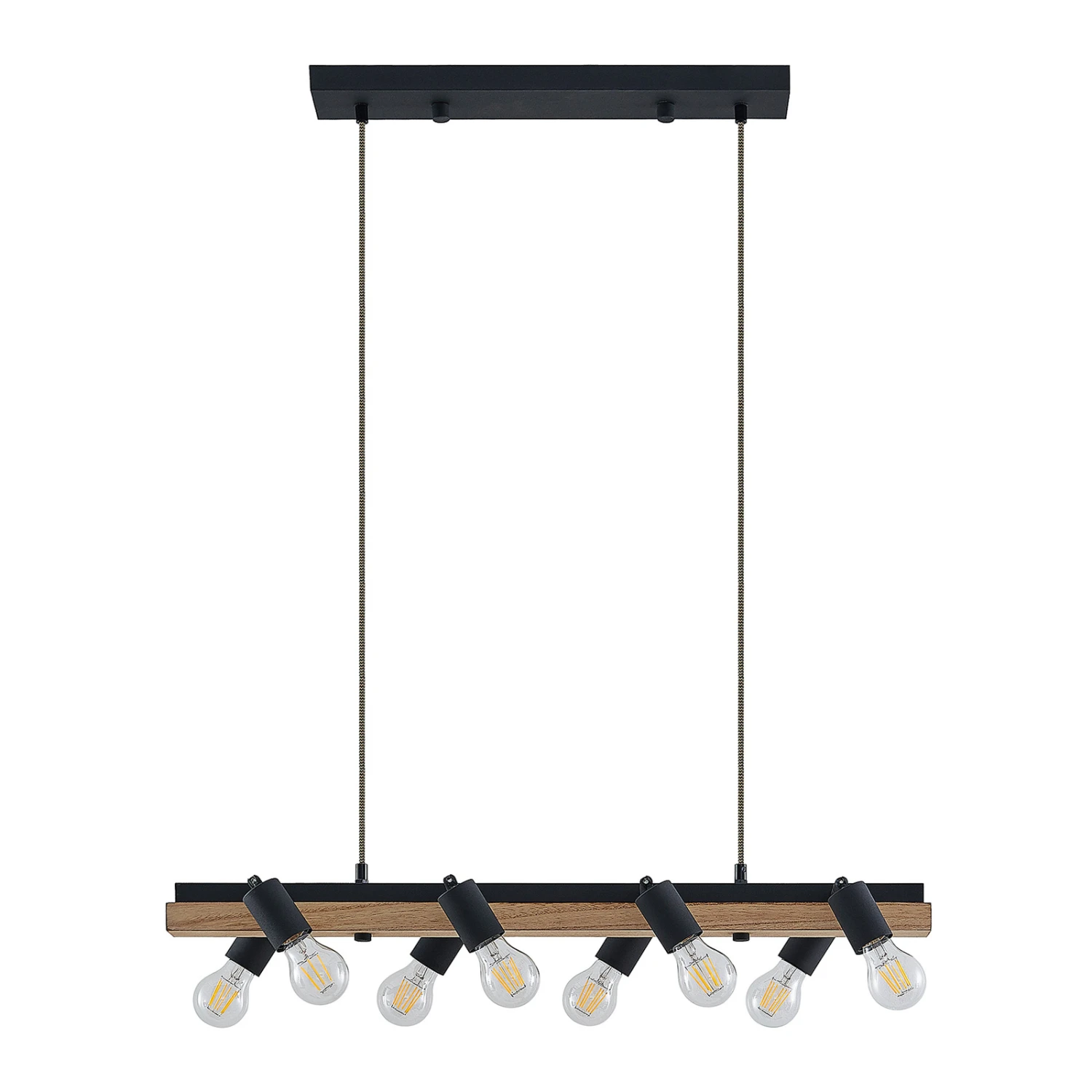 Lindby Morleen - Hängeleuchte, 8-fl., Holz Hell 5 Lindby Morleen - Hängeleuchte, 8-fl., Holz Hell – Bild 3