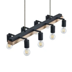 Lindby Morleen - Hängeleuchte, 8-fl., Holz Hell 16 Lindby Morleen - Hängeleuchte, 8-fl., Holz Hell -Beleuchtung Rabatte 9921080 5