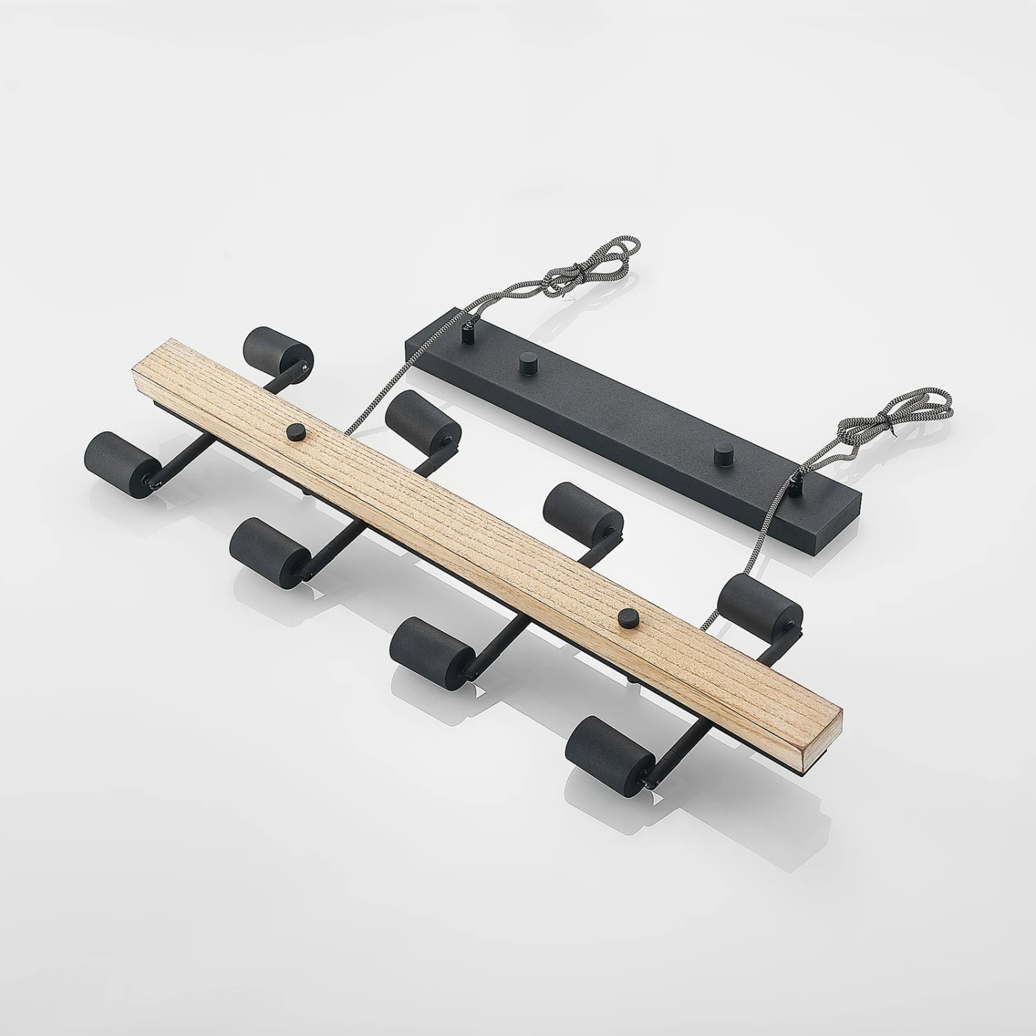 Lindby Morleen - Hängeleuchte, 8-fl., Holz Hell 10 Lindby Morleen - Hängeleuchte, 8-fl., Holz Hell – Bild 8