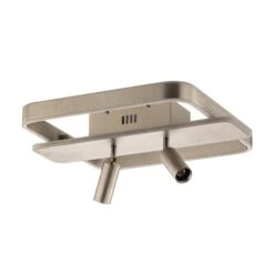 Lucande Stigla LED-Deckenleuchte, Eckig, Nickel -Beleuchtung Rabatte 9922045 2