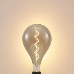 Lucande LED-Lampe E27 A160 4W 1.800K Dimmbar Smoke -Beleuchtung Rabatte 9927014 2