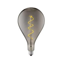 Lucande LED-Lampe E27 A160 4W 1.800K Dimmbar Smoke
