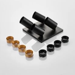 Arcchio Brinja Strahler, Eckig, Schwarz-gold 4-fl. -Beleuchtung Rabatte 9928020 7