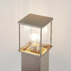 Pollerleuchte Caspa Mit 2 Steckdosen -Beleuchtung Rabatte 9934009 4