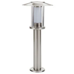 LED-Sockellampe Gregory, Edelstahl -Beleuchtung Rabatte 9945316 2