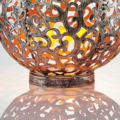 Lindby Adriano LED-Solarlaterne, Ornamente, Silber -Beleuchtung Rabatte 9945357 5