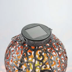 Lindby Adriano LED-Solarlaterne, Ornamente, Silber -Beleuchtung Rabatte 9945357 7