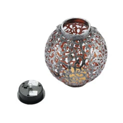Lindby Adriano LED-Solarlaterne, Ornamente, Silber -Beleuchtung Rabatte 9945357 8