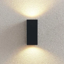 ELC Fijona LED-Außenwandlampe, Eckig, 15 Cm 17 ELC Fijona LED-Außenwandlampe, Eckig, 15 Cm -Beleuchtung Rabatte 9950876 5