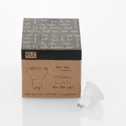 ELC LED-Reflektor GU10 5W 10er-Pack 4.000K 120° -Beleuchtung Rabatte 9950881 7