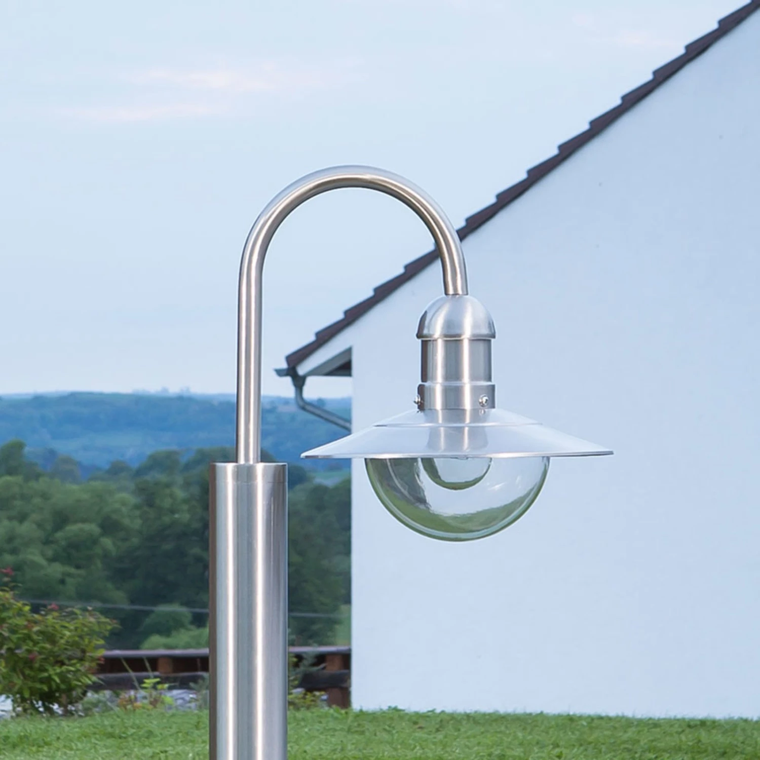 Gebogene Edelstahl-Wegeleuchte Damion 6 Gebogene Edelstahl-Wegeleuchte Damion – Bild 4