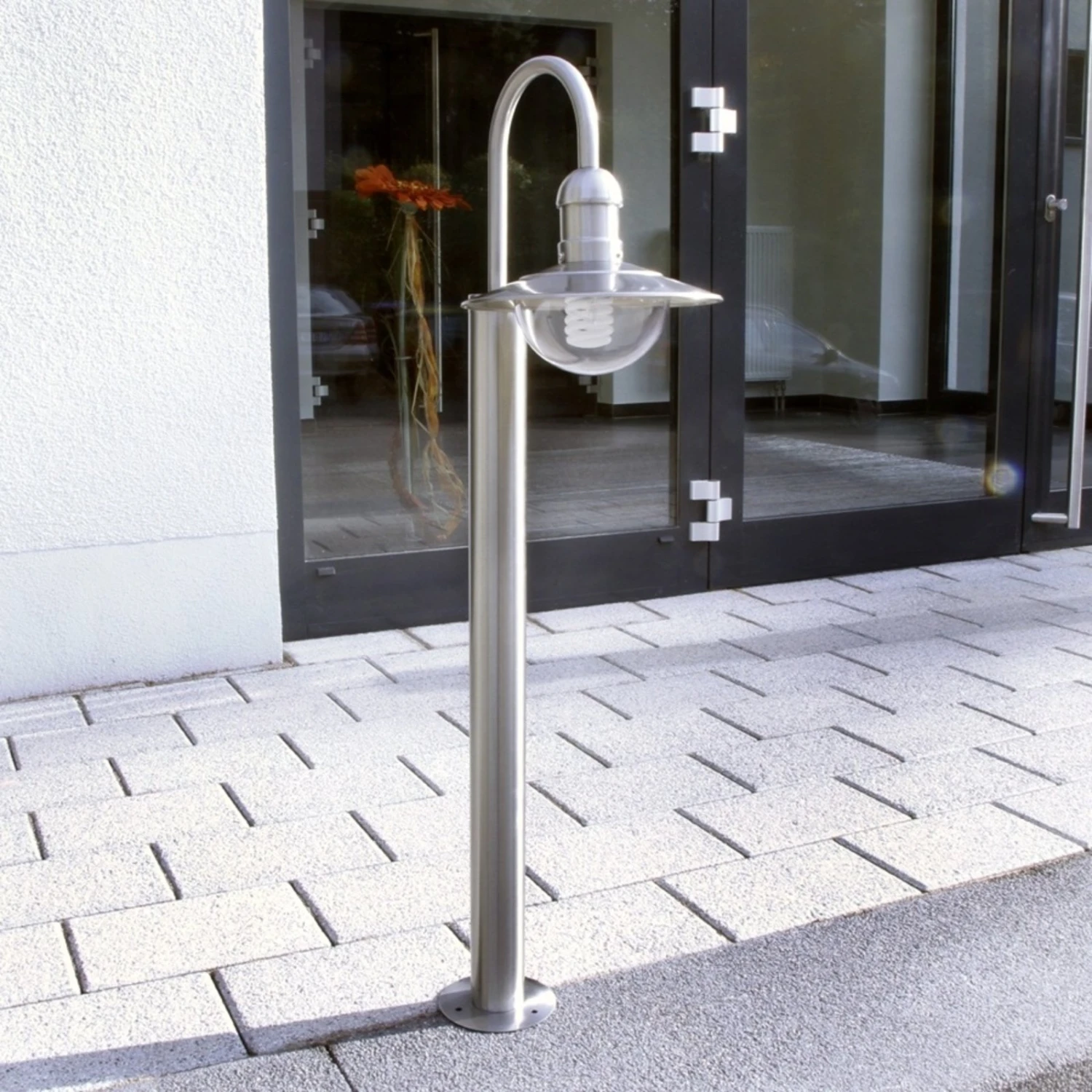 Gebogene Edelstahl-Wegeleuchte Damion 8 Gebogene Edelstahl-Wegeleuchte Damion – Bild 6